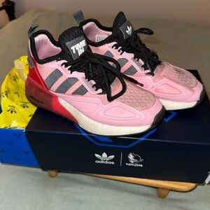 Girls adidas Ninja ZX 2K Boost JR Box size 3.5
